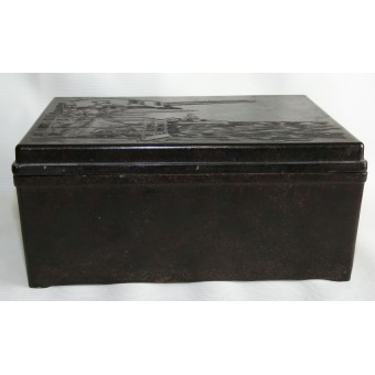 Carbolite caja hecha con motivos de la Armada Roja. Pre-WW2. Raro.. Espenlaub militaria