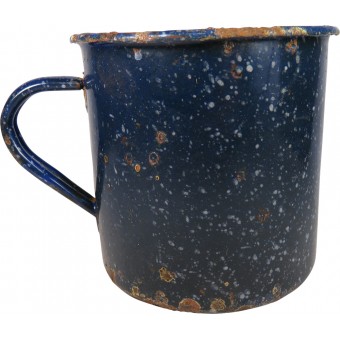 Enameled mug, 9 cm for the Red Army, made in 1940-41. Espenlaub militaria