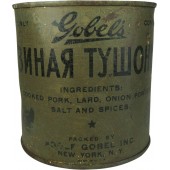 Lend lease meat tin for RKKA. US made 