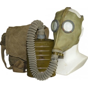 Puna-armeijan kaasumask BN-T5 maskilla 08. Varhainen tyyppi.. Espenlaub militaria