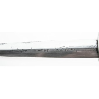 Ernst Röhm iscrizione completa M1933 ​​SS pugnale. Espenlaub militaria