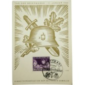 Stoccarda Stadt der Auslandsdeutschen 11.1.1942 Tag der Briefmarke