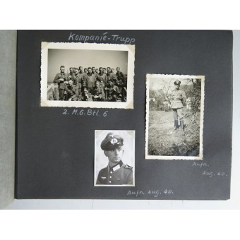 Due album del tedesco tecnico NCO Karl possedute dalla pistola battaglione del 6 ° macchina. Espenlaub militaria