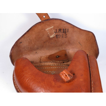 1915 Leather Holster for the Parabellum P08 Pistol. Espenlaub militaria