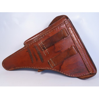 1915 Leather Holster for the Parabellum P08 Pistol. Espenlaub militaria