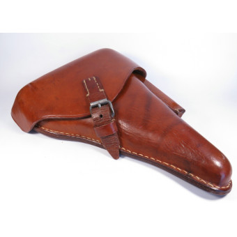 1915 Leather Holster for the Parabellum P08 Pistol. Espenlaub militaria