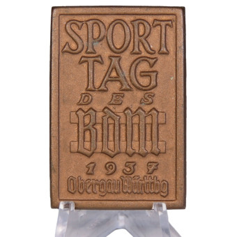 BDM Sporttag 1937 Badge. Espenlaub militaria