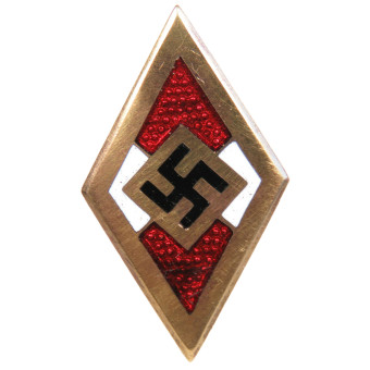 Goldenes HJ Ehrenzeichen, Ferdinand Hoffstätter номерной. Espenlaub militaria