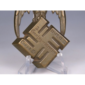 HJ 3rd Gaujugendtreffen Thuringia 1935 badge May 11-12 1935. Espenlaub militaria