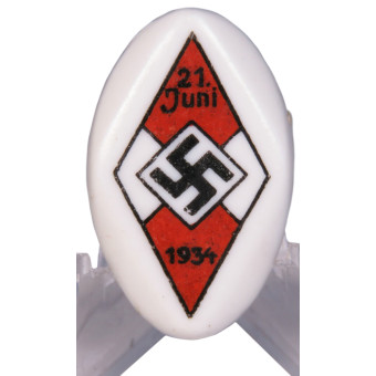 HJ Tagungsabzeichen 21. Juni 1934 фарфор. Espenlaub militaria