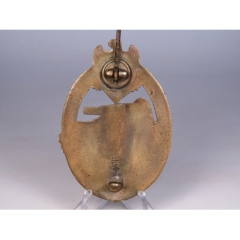 Panzer Assault Badge in Bronze Hermann Aurich. Espenlaub militaria