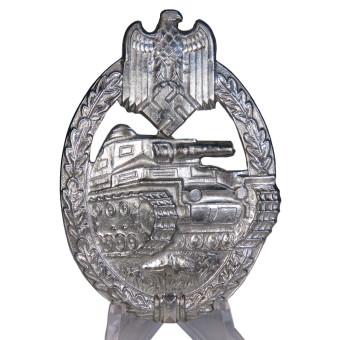 Panzer Assault Badge in Silver, Paul Meybauer. Espenlaub militaria