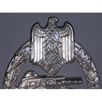 Panzer Assault Badge in Silver, Paul Meybauer. Espenlaub militaria