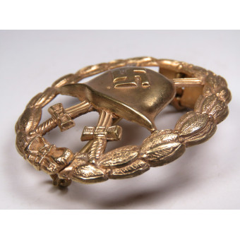 Wound Badge, First Pattern 1939, Gold Grade