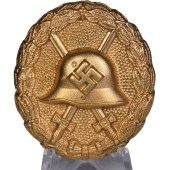 Wound Badge in Gold, 1939 Pattern, Early Deluxe Type