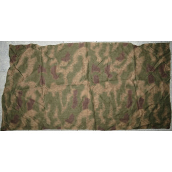 Крупный фрагмент ткани Вермахта с камуфляжем Sumpftarnmuster. Espenlaub militaria