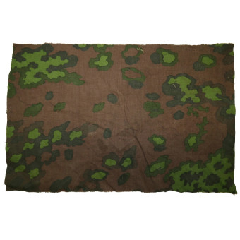 Кусок оригинального камуфлированного материала SS Eichenlaubtarn. Espenlaub militaria