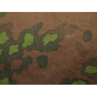 Кусок оригинального камуфлированного материала SS Eichenlaubtarn. Espenlaub militaria