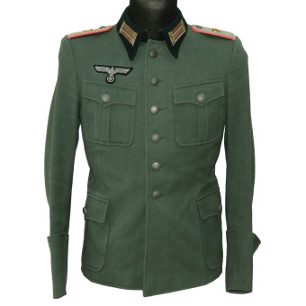 M 41 Panzerjäger Lieutenant’s Tunic-Wehrmacht Gebirgsjäger. Espenlaub militaria