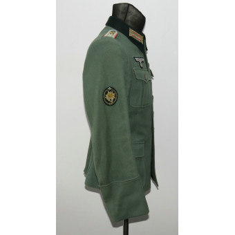 M 41 Panzerjäger Lieutenant’s Tunic-Wehrmacht Gebirgsjäger. Espenlaub militaria