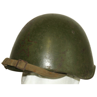 Стальной шлем СШ-40, фронтовой перекрас. Espenlaub militaria