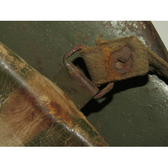 Стальной шлем СШ-40, фронтовой перекрас. Espenlaub militaria