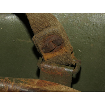 Стальной шлем СШ-40, фронтовой перекрас. Espenlaub militaria