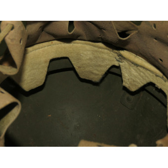 Стальной шлем СШ-40, фронтовой перекрас. Espenlaub militaria