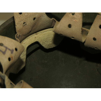 Стальной шлем СШ-40, фронтовой перекрас. Espenlaub militaria