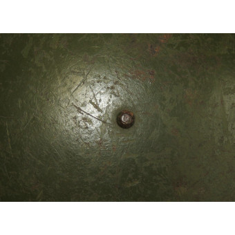 Стальной шлем СШ-40, фронтовой перекрас. Espenlaub militaria