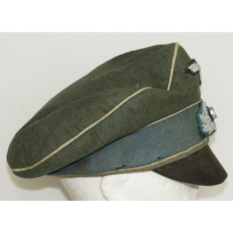 Wehrmacht Infantry Visor Cap, Field-Altered in Alter Art Style. Espenlaub militaria