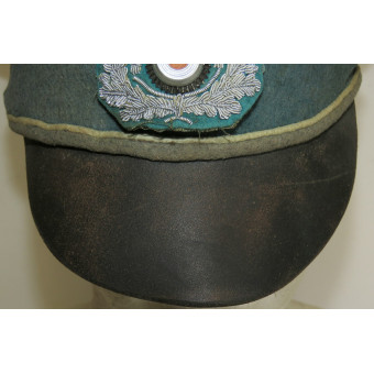 Wehrmacht Infantry Visor Cap, Field-Altered in Alter Art Style. Espenlaub militaria