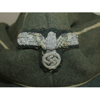 Wehrmacht Infantry Visor Cap, Field-Altered in Alter Art Style. Espenlaub militaria