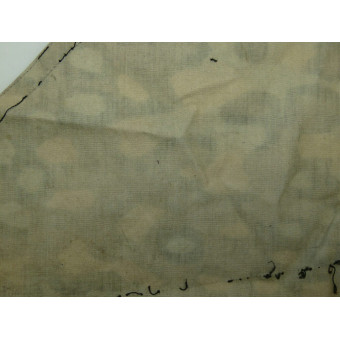 Оригинальный односторонний фрагмент камуфляжа SS Platanenmuster. Espenlaub militaria