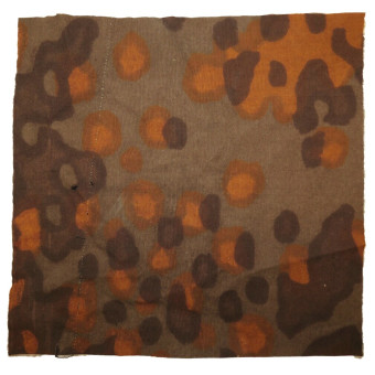 Фрагмент оригинального камуфлированного материала SS Platanenmuster. Espenlaub militaria