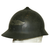 Soviet Steel Helmet Model 1917 by the Izhora Factory- Luftschutz