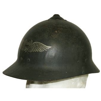 Soviet Steel Helmet Model 1917 by the Izhora Factory- Luftschutz. Espenlaub militaria