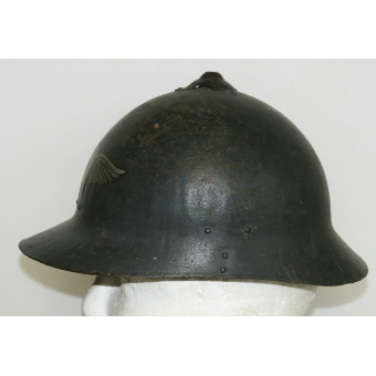 Soviet Steel Helmet Model 1917 by the Izhora Factory- Luftschutz. Espenlaub militaria