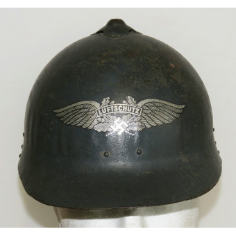 Soviet Steel Helmet Model 1917 by the Izhora Factory- Luftschutz. Espenlaub militaria