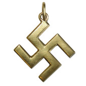 Подвеска в виде свастики, похожая на золото