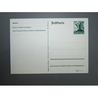 Terzo Reich propaganda cartolina: Wir Danken unserm Führer 1938/12/04. Espenlaub militaria
