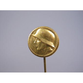 17 мм знак с изображением немецкого солдата в каске. Espenlaub militaria