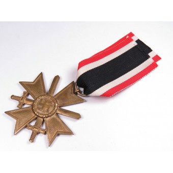 1939 Mérito de Guerra alemana Cruz con espadas, bronce. Espenlaub militaria