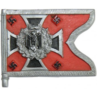 Badge de la série WHW de la Wehrmacht - drapeaux militaires. Artillerie. Espenlaub militaria