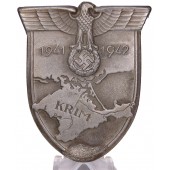 Schild aus dem Krimfeldzug 1941-42. Zink