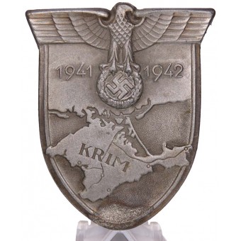Scudo campagna di Crimea del 1941-1942. Zinco. Espenlaub militaria