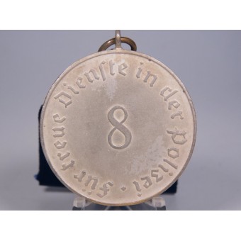 Медаль Für treue Dienste in der Polizei - 8 Jahre. Espenlaub militaria