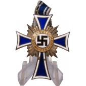 Mother's cross 3rd Reich. Gold degree. Chiped enamel