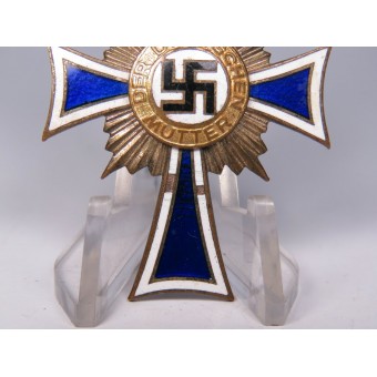 Mothers Cross 3rd Reich. Gouden graad. Gepleefd email. Espenlaub militaria