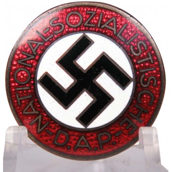 Знак члена NSDAP - Израель. Маркировка на реверсе M 1/42 RZM. Espenlaub militaria
